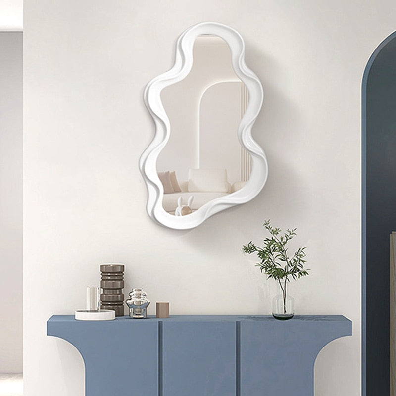 wavy ribbon mirror