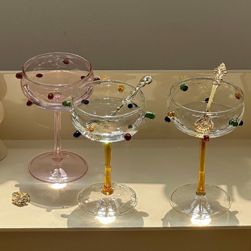 bijou cocktail glasses + carafe