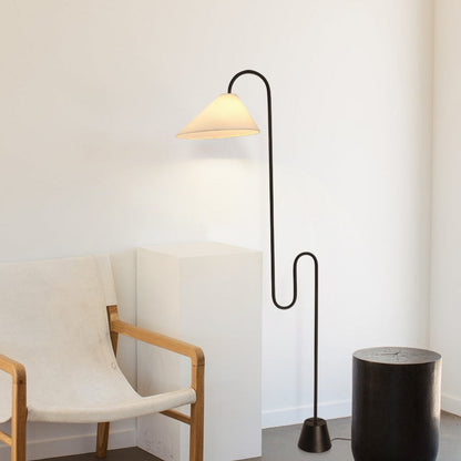 minimal wave floor lamp