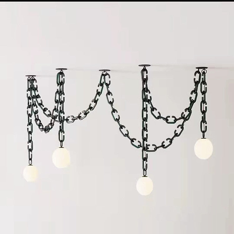 chainlink pendant light