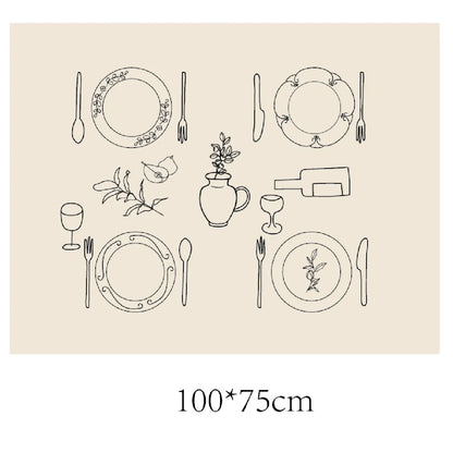 one night in paris linen tablecloth