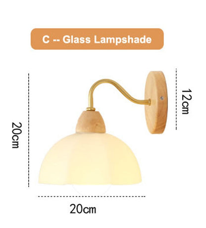 Retro Wooden Sconce Wall Lamp