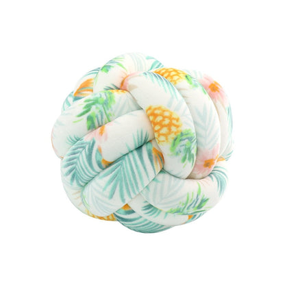 tight-knit knot cushion