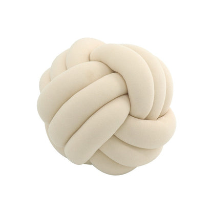 tight-knit knot cushion