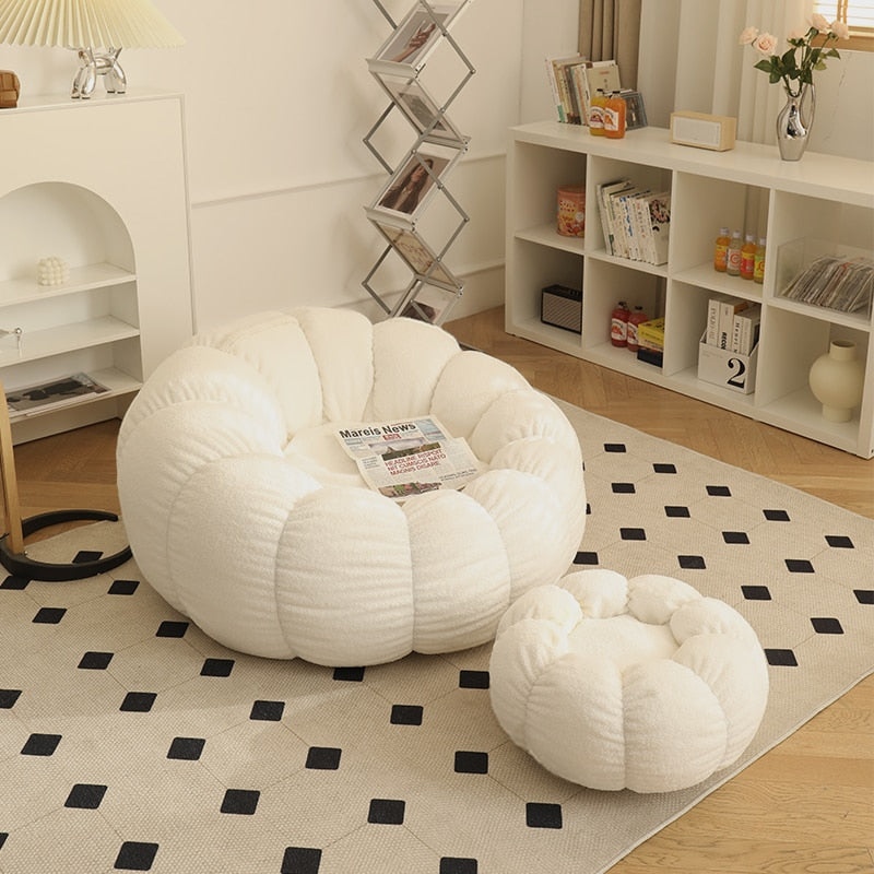 flower cloud bean bag