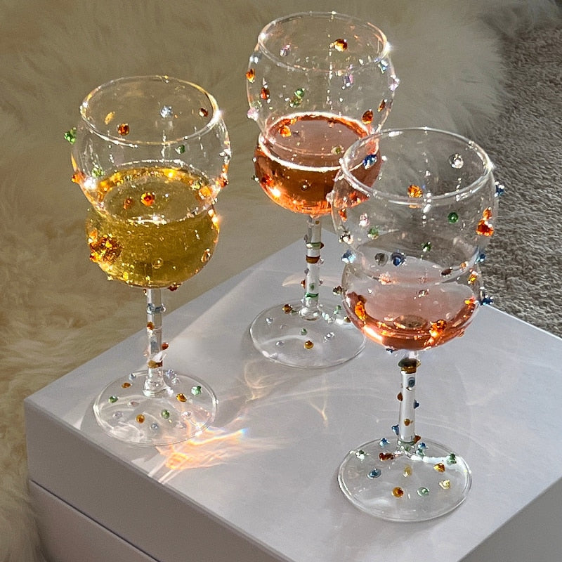 gemstone cocktail glasses