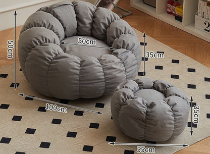 flower cloud bean bag