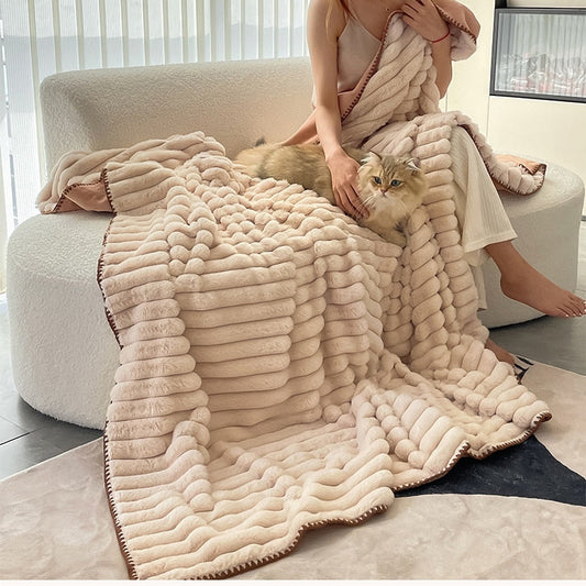 lite bubble waffle blanket