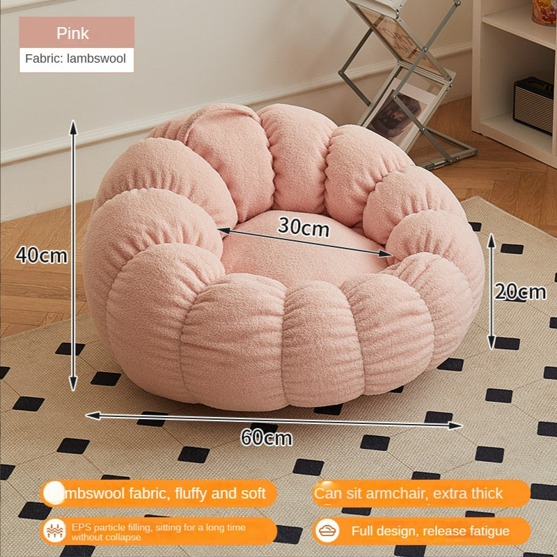 flower cloud bean bag