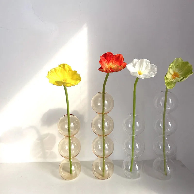 Bubble Decorative Glass Vase