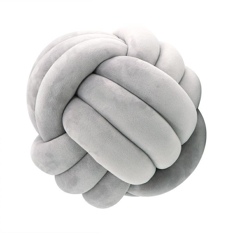 tight-knit knot cushion