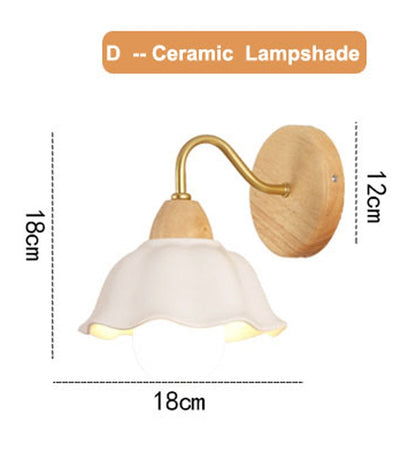 Retro Wooden Sconce Wall Lamp