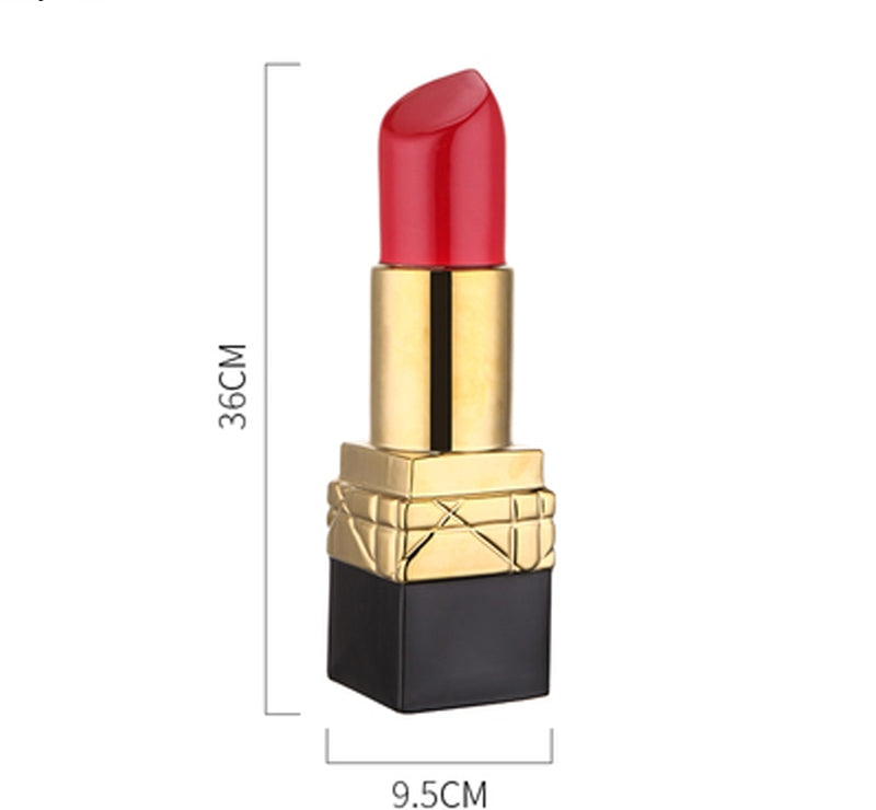 Ruby Charm Lipstick Shaped Decorative Vase