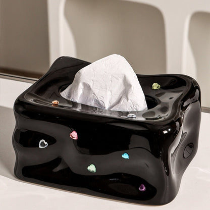 dazzle + bejewelled tissue box