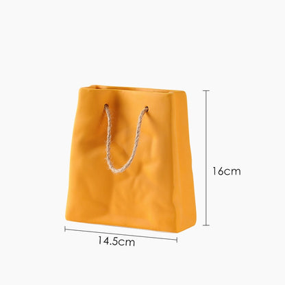 Colorful Tote Bag Decorative Vase