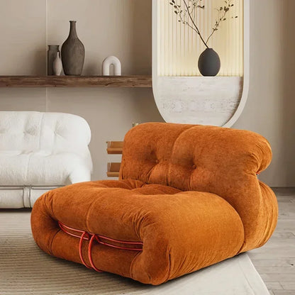 Hippo-Shaped Cashmere Sofa Set