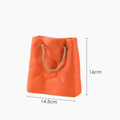 Colorful Tote Bag Decorative Vase