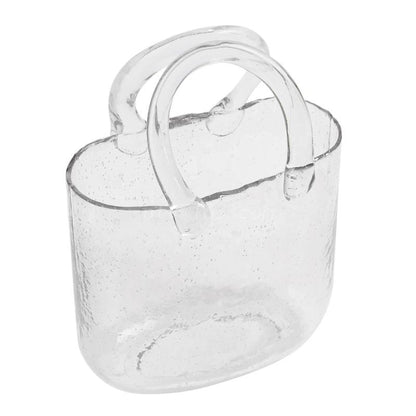 Clear Tote Bag Decorative Vase