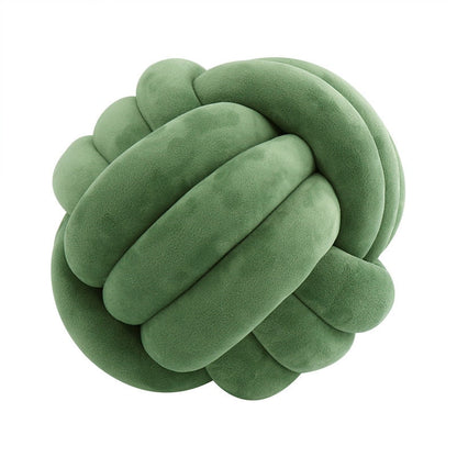 tight-knit knot cushion