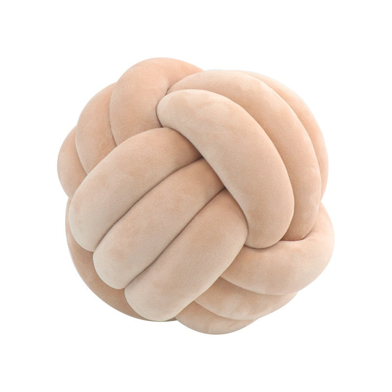 tight-knit knot cushion