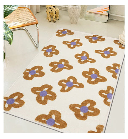 toasted seventies flower rug