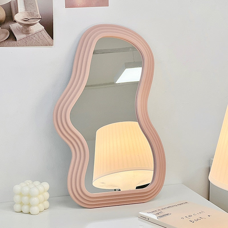 wavy ribbon mirror