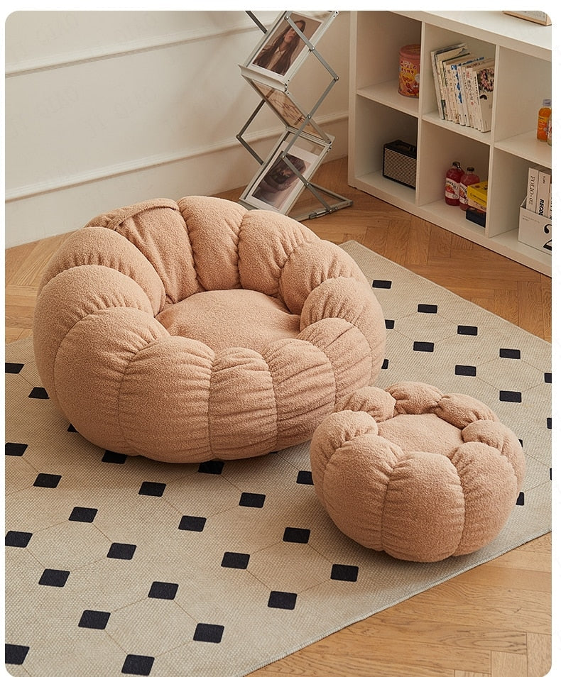 flower cloud bean bag