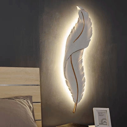 Angelle Feather Shape Wall Lighting