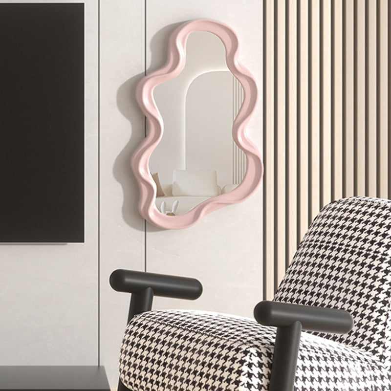 wavy ribbon mirror