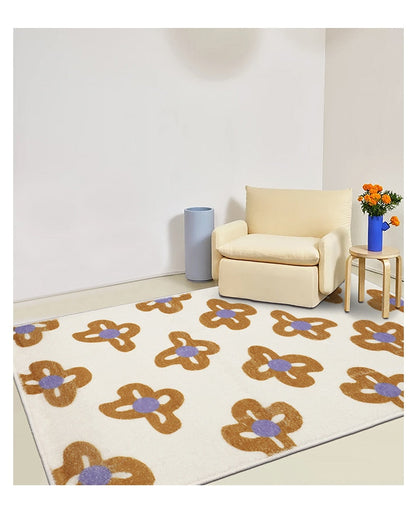 toasted seventies flower rug