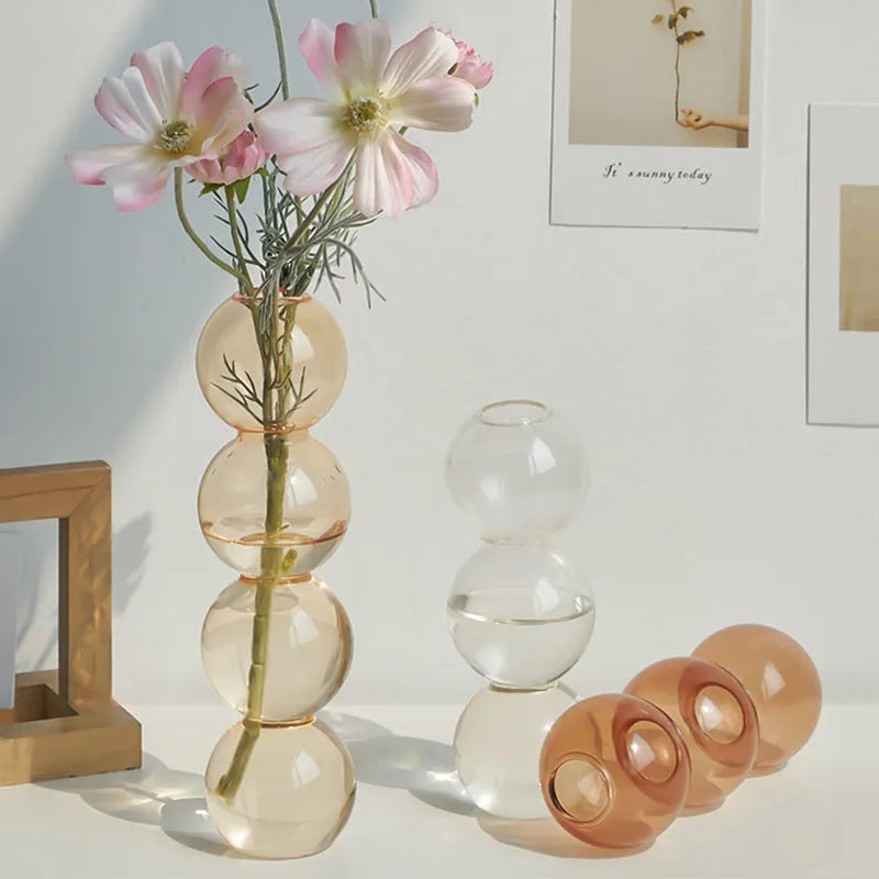 Bubble Decorative Glass Vase