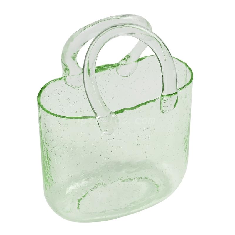 Clear Tote Bag Decorative Vase