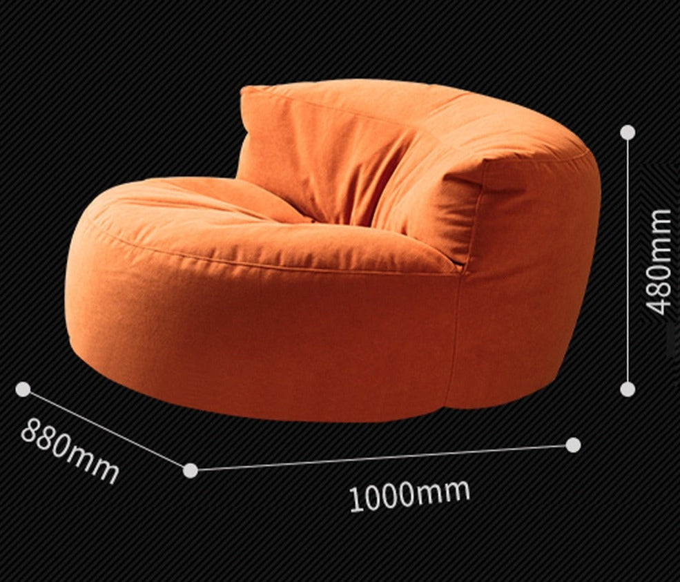 the suede cloud beanbag