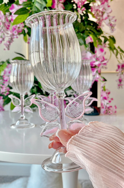 Dreamy Butterfly Champagne Flute