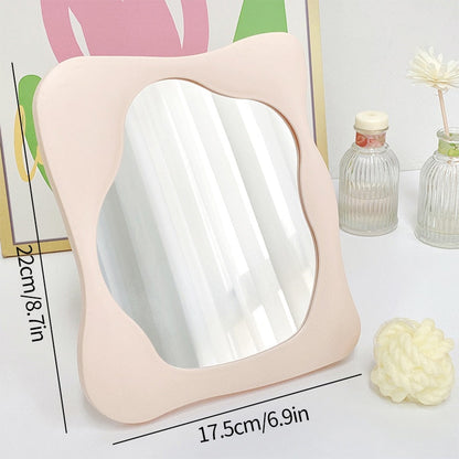 wavy ribbon mirror