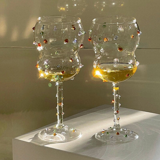 gemstone cocktail glasses