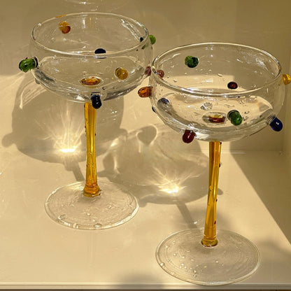 bijou cocktail glasses + carafe