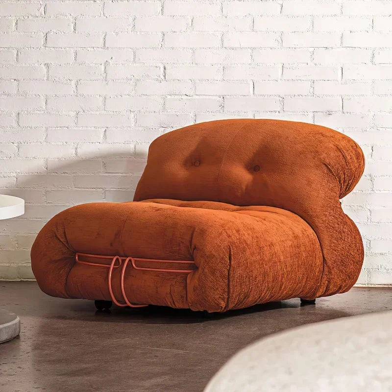 Hippo-Shaped Cashmere Sofa Set