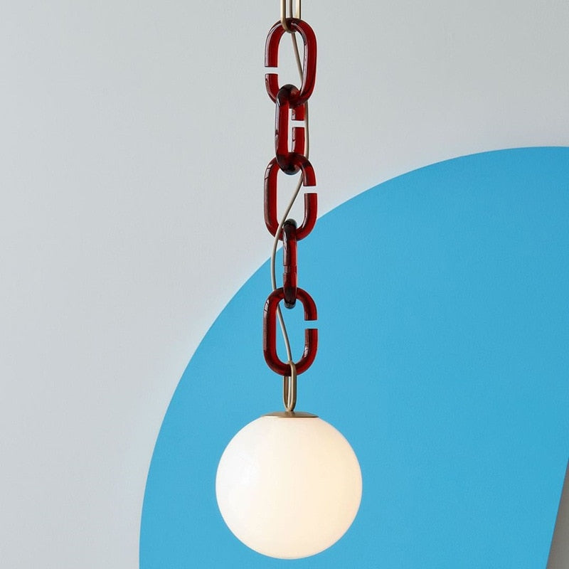 chainlink pendant light