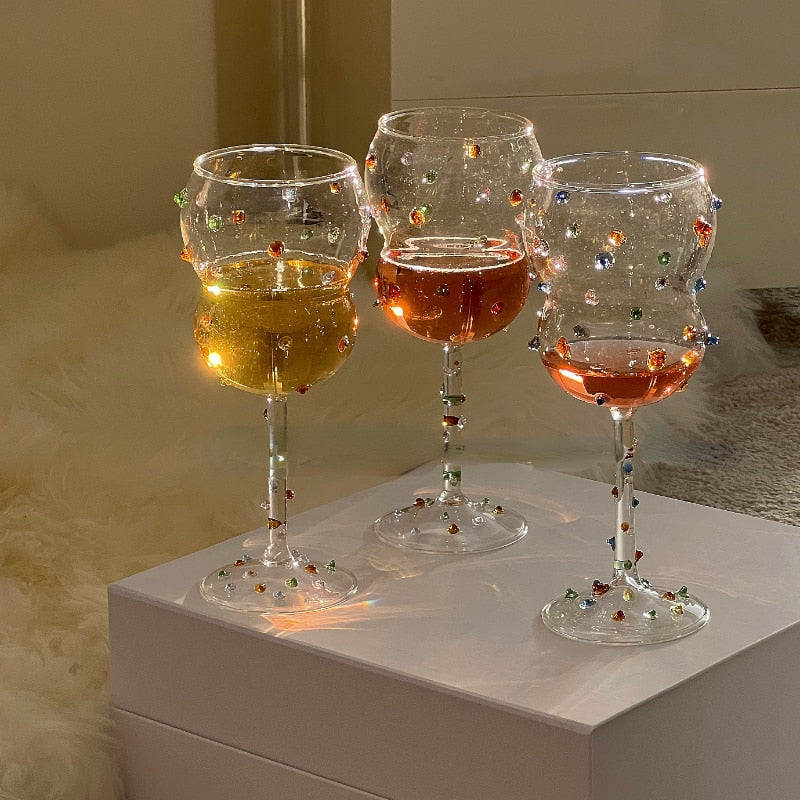 gemstone cocktail glasses