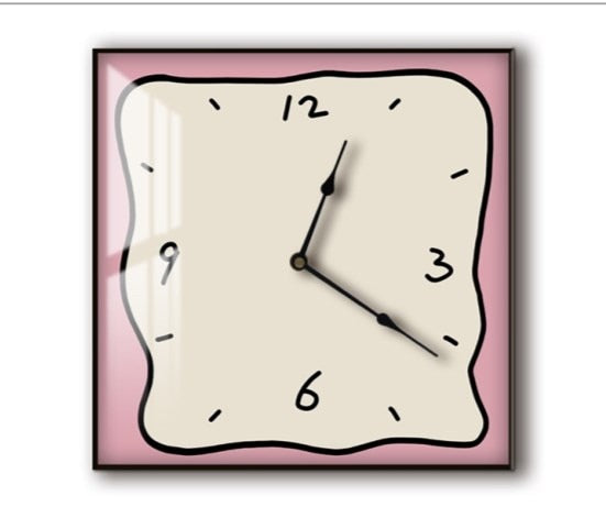 mischievous wall clock