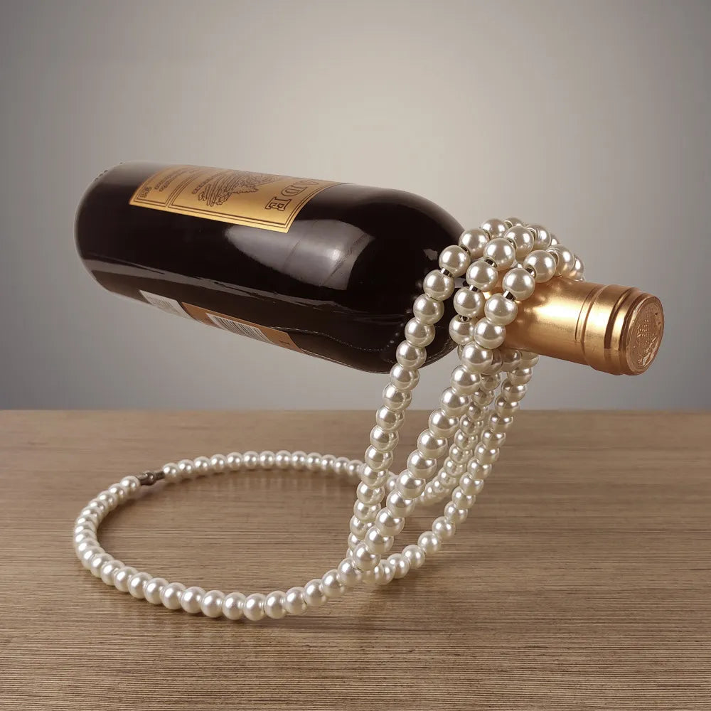 Pearl Necklace Shaped Wine Rack