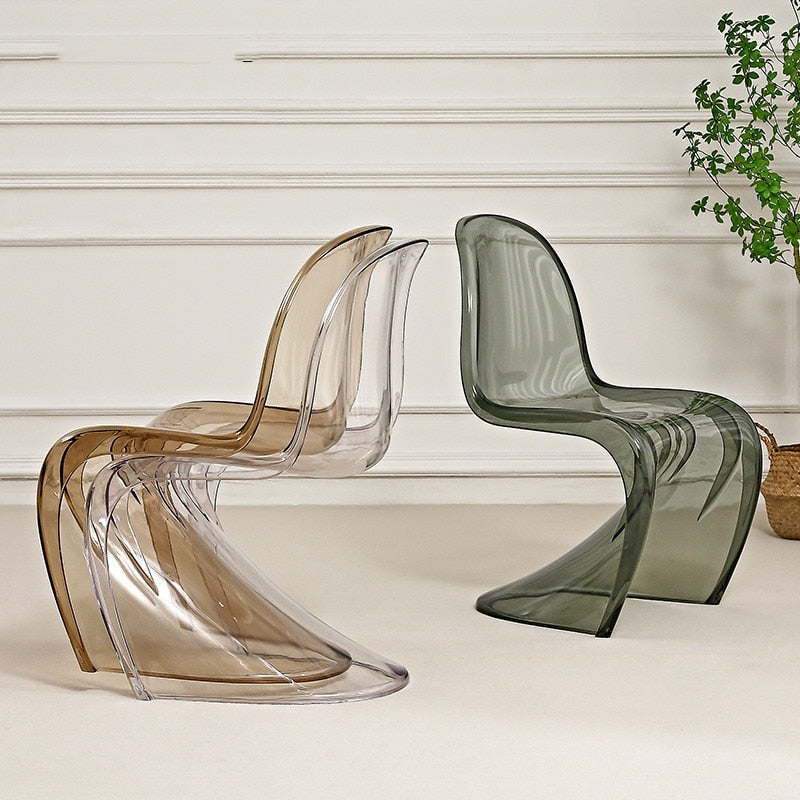 Acrylic Colored Dining Chairs