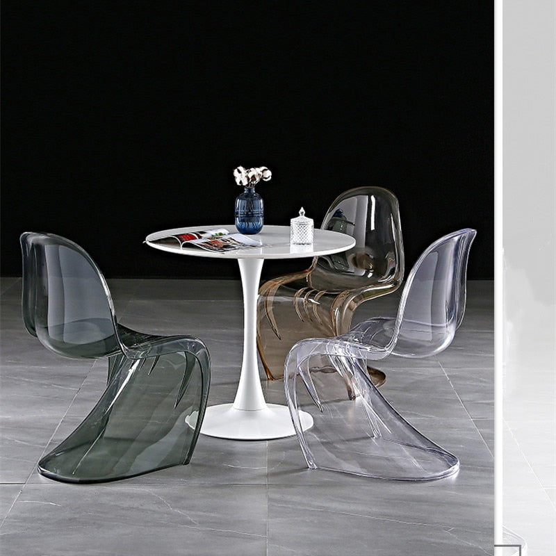 Acrylic Colored Dining Chairs