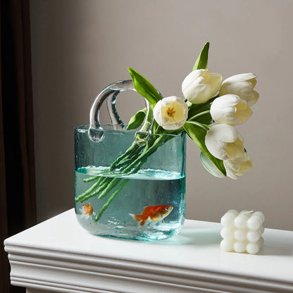 Glass Decorative Aquarium Vase