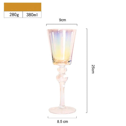 French Gilded Rim Champagne Flute