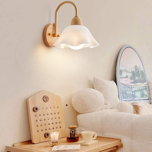 Retro Wooden Sconce Wall Lamp