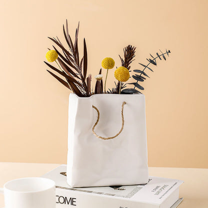 Colorful Tote Bag Decorative Vase