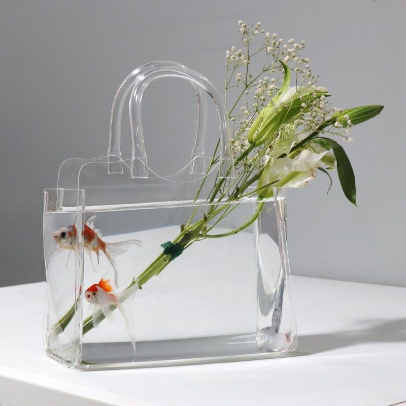 Acrylic Bag Vase