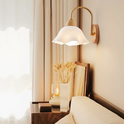 Retro Wooden Sconce Wall Lamp